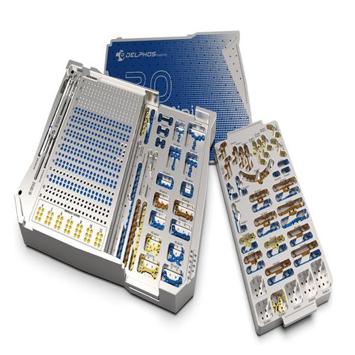 Kit de instrumentos para cirugía craneomaxilofacial - System D Mini S - 2.0mm - Delphos Implants