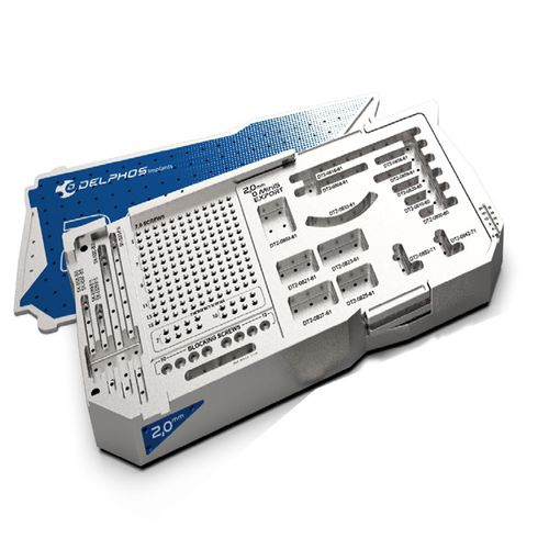 Kit de instrumentos para cirugía ortognática - System D Mini S 2,0mm - Delphos Implants