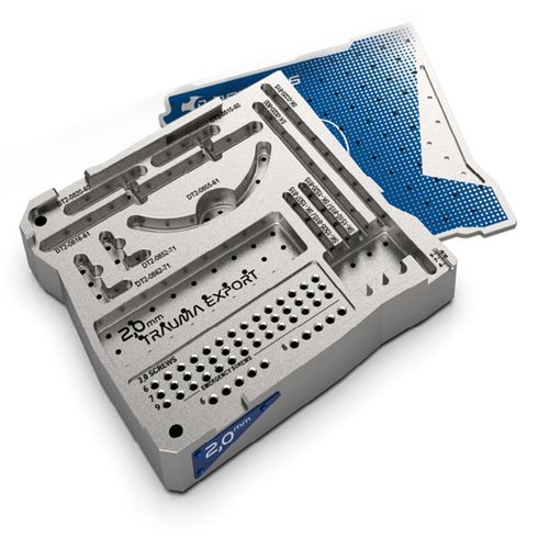 Kit de instrumentos para cirugía ortognática - System D Mini S 2,0mm Tray D MiniS Trauma export - Delphos Implants