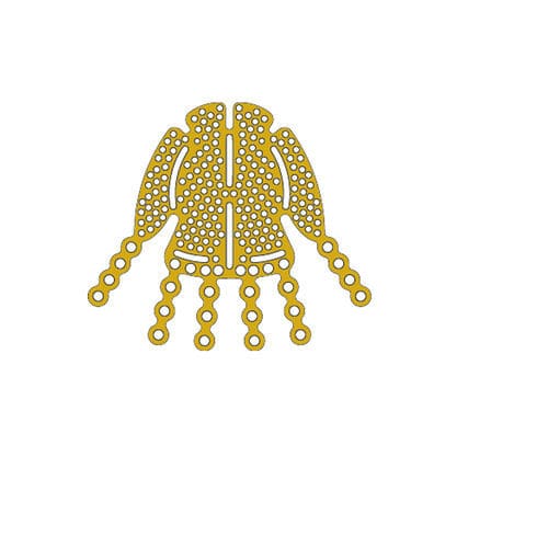 Implante periorbital no reabsorbible - System D middle S - Delphos Implants