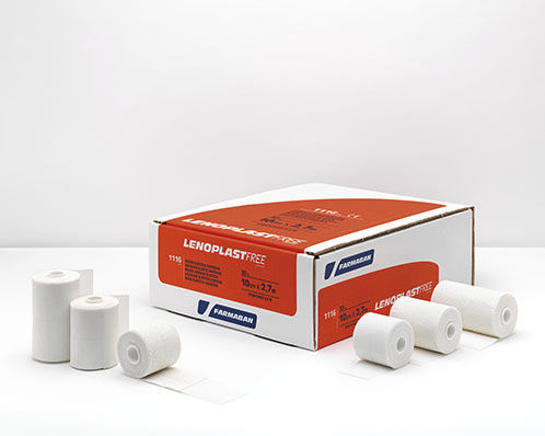 Venda de algodón - Lenoplast Free - FARMABAN S.A. - elástico / transpirable