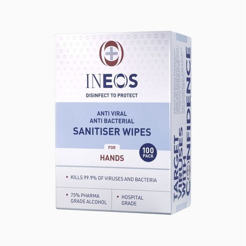 Toallita limpiadora para la higiene de las manos - NXUH-5X71-CF9H-C5AP - INEOS Hygienics - lote de 100
