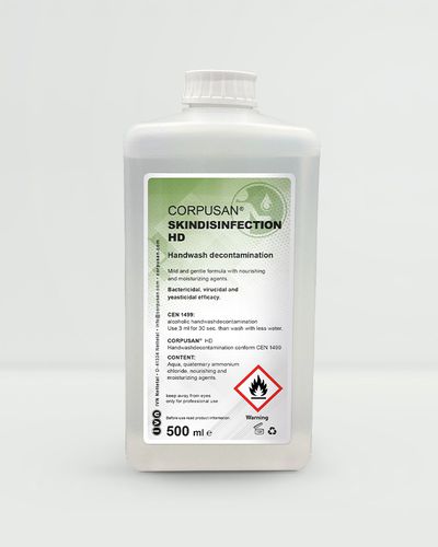 Jabón antiséptico virucida - CORPUSAN® - IVN Nettetal & Unigema - fungicida / bactericida / esporicida