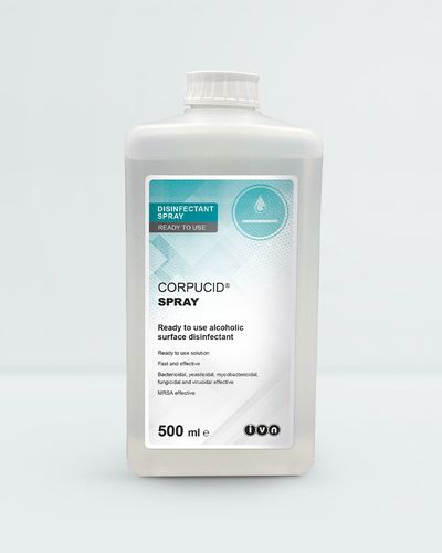 Desinfectante para mobiliario médico - CORPUCID® - IVN Nettetal & Unigema - para suelos y superficies / líquido / 500 mL