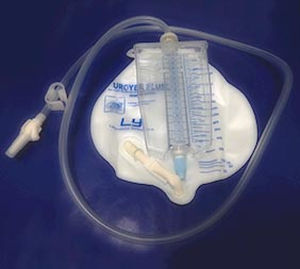 Kit de drenaje urinario - UROYER PLUS	 - Laboratorios Yermedic - graduada / con válvula antireflujo