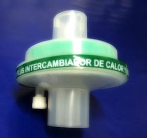 Intercambiador de calor y humedad para circuito de respiración - YER-MED PLUS	 - Laboratorios Yermedic - para centro sanitario