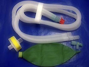 Circuito de respiración para humanos - YER-MED	 - Laboratorios Yermedic - de un solo uso