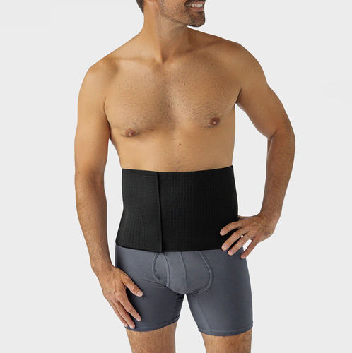 Faja de sujeción abdominal - AICAB09 - Marena - para adulto / blanda / negra