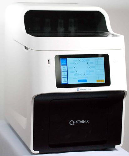 Sistema de preparación de muestras automático - Q-Stain®X - Novodiax - de laboratorio / para inmunohistoquímica / para tinción de portaobjetos