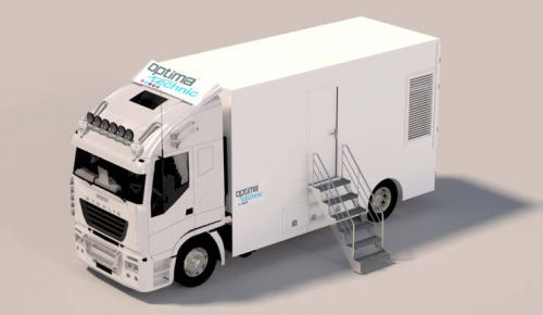 Unidad móvil hospitalaria para el transporte de vacunas - Optima Elektro Hidrolik Ltd. Sti. - contenedor