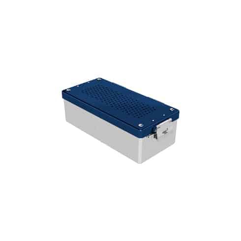 Contenedor de esterilización para instrumental - O 410.04 - Ortimplant - de aluminio / de acero inoxidable / de plástico