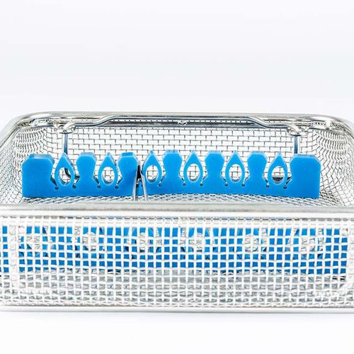 Recipiente de esterilización para instrumental - RDG/7013 - Plastifil SA - perforado / enrejado
