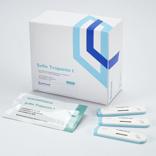 Kit de prueba de infarto de miocardio - Exdia TRF Plus - Precision Biosensor Inc. - cTnI / de suero / por plasma