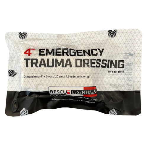 Venda estériles - 4" Emergency Trauma - Rescue Essentials - elástico / no adherente