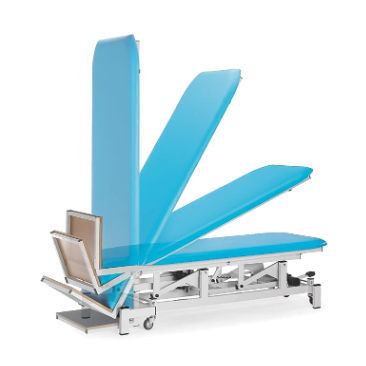 Mesa de verticalización de 1 sección - FI.105040 - Valiamo - de altura regulable / con ruedas / para terapia