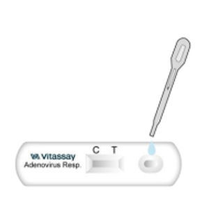 Prueba rápida de enfermedades respiratorias - VITASSAY HEALTHCARE S.L. - para antígenos / de adenovirus / nasofaríngea