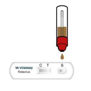 Prueba rápida de rotavirus - VITASSAY HEALTHCARE S.L. - para enfermermedades infecciosas / para antígenos / de heces