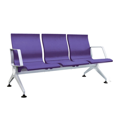 Asiento con estructura modular para sala de espera -  SJ9065 - Foshan Oshujian Furniture Manufacturing Co., Ltd - con reposabrazos / con respaldo alto / 3 plazas