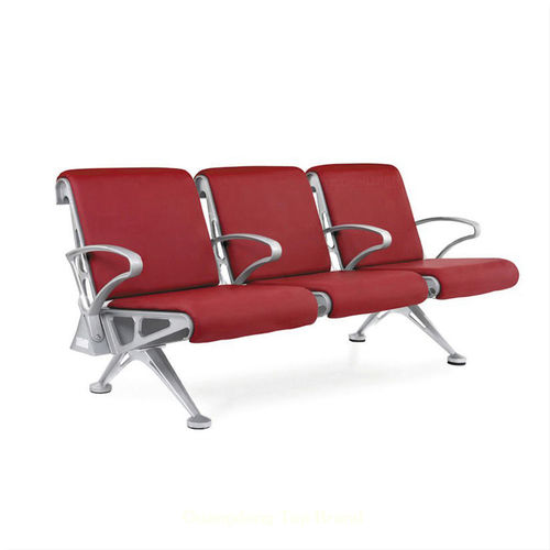 Asiento con estructura modular con reposabrazos - SJ 9082AL - Foshan Oshujian Furniture Manufacturing Co., Ltd - con respaldo alto / 3 plazas