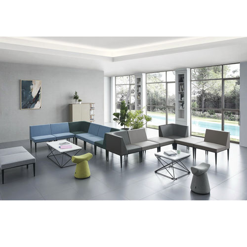 Sofá para sala de espera - SJ5202-3 - Foshan Oshujian Furniture Manufacturing Co., Ltd - para consulta médica / para 2 personas / 3 plazas