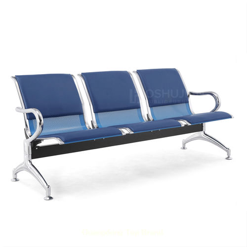 Asiento con estructura modular para sala de espera - SJ820A - Foshan Oshujian Furniture Manufacturing Co., Ltd - bariátrico / con reposabrazos / con mesa