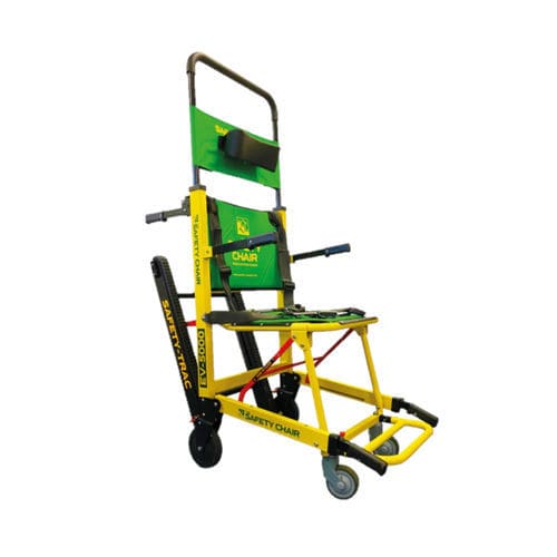 Silla de evacuación salvaescaleras - EV-5000 - Safety Chair International - plegable / con ruedas / para personas con movilidad reducida