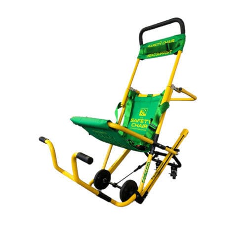 Silla de evacuación salvaescaleras - EV-7000 - Safety Chair International - plegable / con ruedas / bariátrica