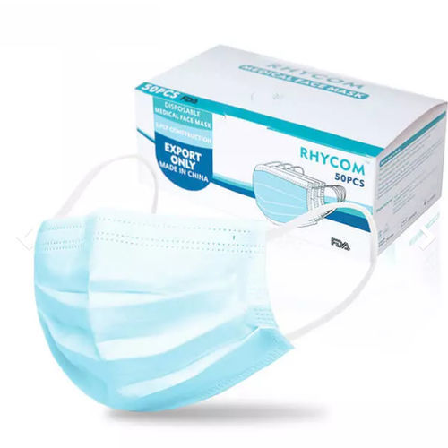 Mascarilla de protección para adulto - Xiantao Rhycom - unisex / caja de 50 / blanca