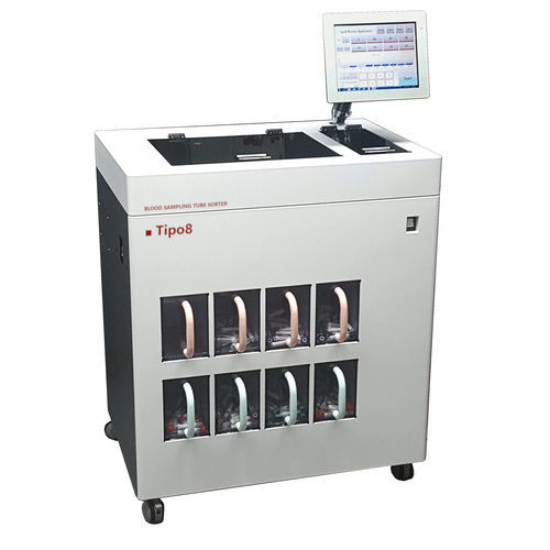 Sistema de automatización de laboratorio para la clasificación de tubos - Tipo8 - Olpaso Corporation