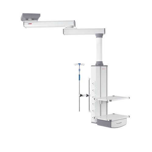 Brazo de distribución de techo - Atlas - Palakkad Surgical Industries - para cuidados intensivos / para quirófano / articulado