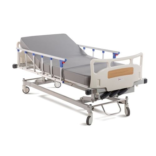 Cama de hospital - 3 - Palakkad Surgical Industries - manual / de altura regulable / con ruedas