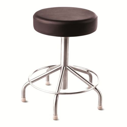 Taburete para centro sanitario - RS - Palakkad Surgical Industries - giratorio / apilable / de acero inoxidable