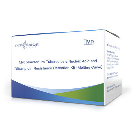 Kit de prueba para mutaciones genéticas - HWTS-RT074B - Jiangsu Macro micro-test Medical Technology - Mycobacterium tuberculosis / de expectoración / por fluorescencia