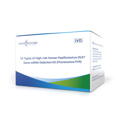 Kit de prueba de cáncer de cuello uterino - HWTS-CC005A - Jiangsu Macro micro-test Medical Technology - de oncología / HPV / para células cervicales