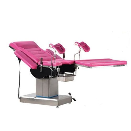 Cama de parto - SXD8802-B - Jiangsu Suxin Medical Equipment - eléctrica / de altura regulable / de 3 secciones