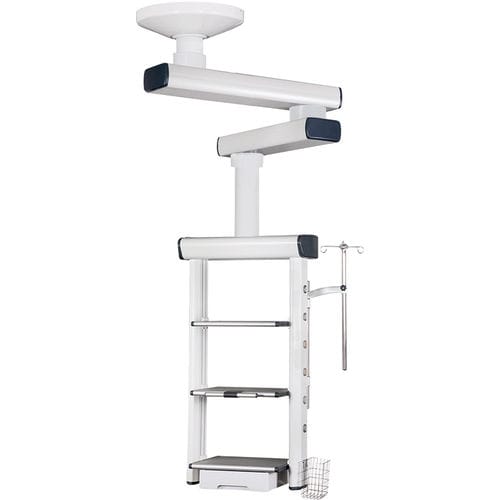Brazo doble de distribución de techo - SX-208 - Jiangsu Suxin Medical Equipment - para cuidados intensivos / para quirófano / articulado