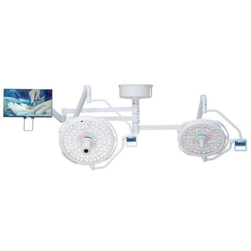 Lámpara cialítica de techo - SX-700/500 - Jiangsu Suxin Medical Equipment - LED / para quirófano / 3 brazos