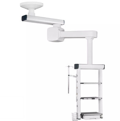 Brazo doble de distribución de techo - SX-206 - Jiangsu Suxin Medical Equipment - para endoscopia / para cuidados intensivos / para quirófano