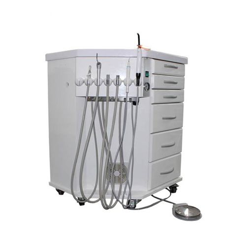 Unidad dental móvil - UM-P212 - Tangshan UMG Medical Instrument - con portainstrumentos / con luz