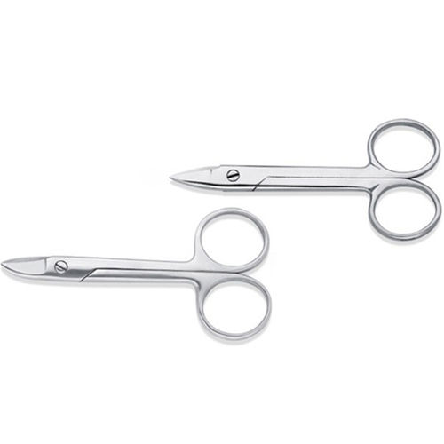 Tijera para corona - Tangshan UMG Medical Instrument - para humanos / curvada / recta