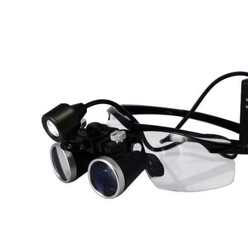 Lupa quirúrgica con montura de gafas - UM-XML1 - Tangshan UMG Medical Instrument - con lámpara frontal