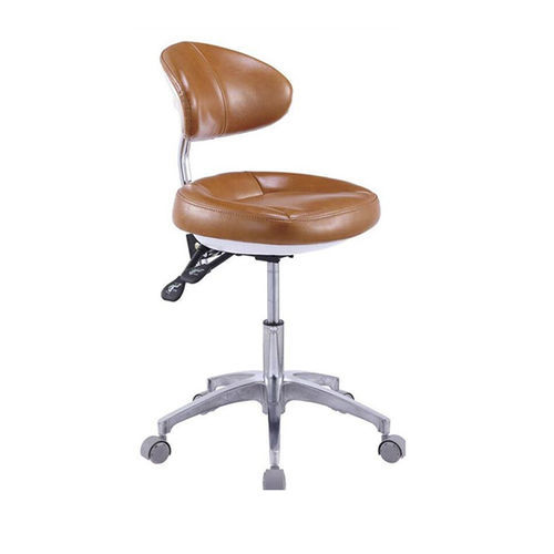 Taburete para odontología - SV043 - Tangshan UMG Medical Instrument - de altura variable / con ruedas / con respaldo