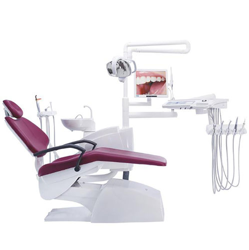 Unidad dental con sillón eléctrico - S2316 - Tangshan UMG Medical Instrument - con monitor / con portainstrumentos / con luz LED