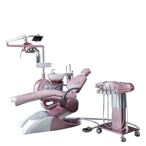 Unidad dental con sillón eléctrico - UMG-02C - Tangshan UMG Medical Instrument - con monitor / con portainstrumentos / con luz LED