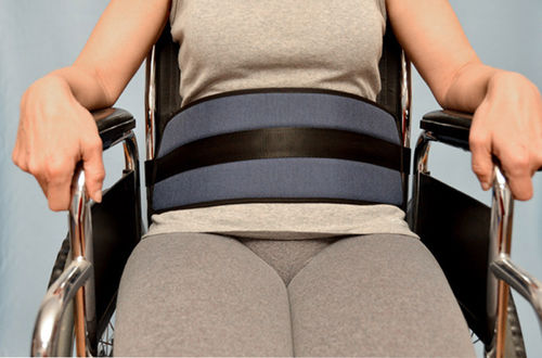 Correa de sujeción para silla de ruedas - 2100 - Comercial Nespral - abdominal / acolchada