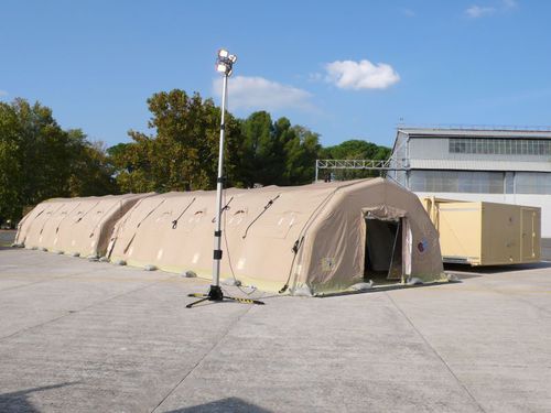 Tienda para emergencia hinchable - EMERGENCY SOLUTIONS SRL - gran capacidad