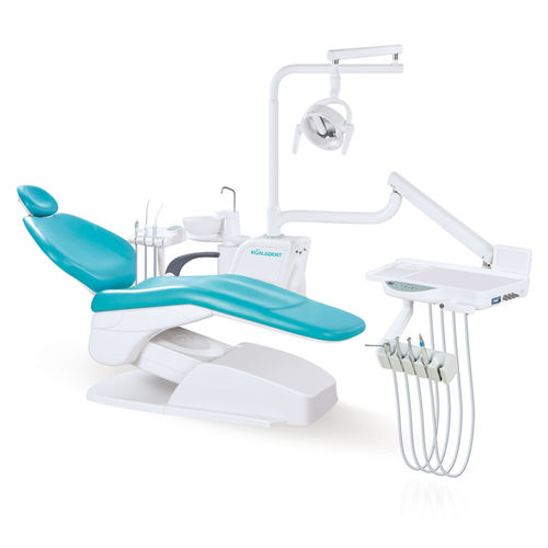 Unidad dental con reposacabezas flexible - K1 - Foshan Koala Medical Technology - con monitor / con sistema de higiene / con portainstrumentos