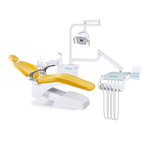 Unidad dental con reposacabezas flexible - k2 - Foshan Koala Medical Technology - con sistema de higiene / con portainstrumentos / con luz LED