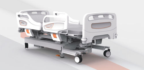 Cama de hospital - AI8 - Shandong Zepu Medical Technology - eléctrica / de altura regulable / con ruedas