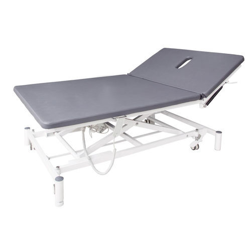 Mesa Bobath eléctrica - ZP-PTC-2 - Shandong Zepu Medical Technology - con ruedas / de 2 secciones